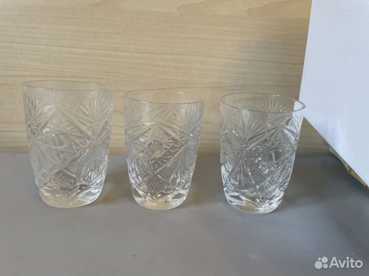 Хрустальные рюмки СССР