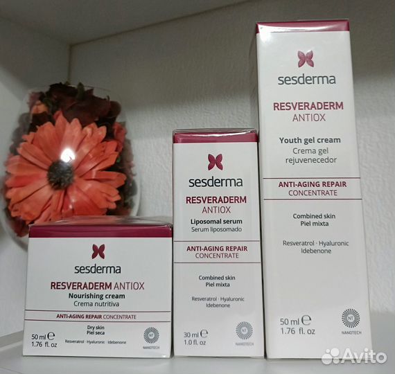 Крем, сыворотка Resveraderm Antiox