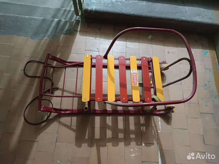 Детские санки с колесами бу