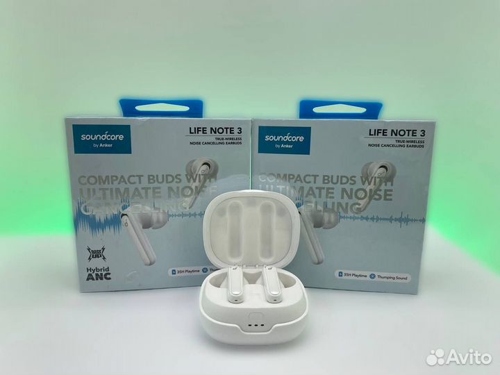Наушники anker Soundcore Life Note 3 White
