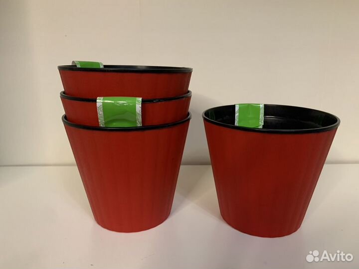 Горшки для цветов (пластик/керамика)