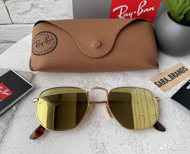 Солнцезащитные очки ray ban зеркальные