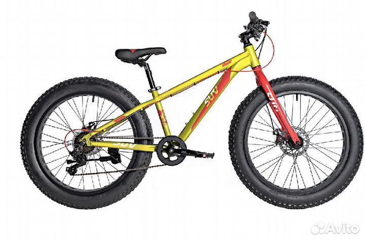 24 Novatrac fatbike SUV велосипед фэтбайк алюм дис