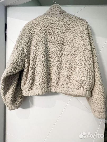 Бомбер плюшевый h&m