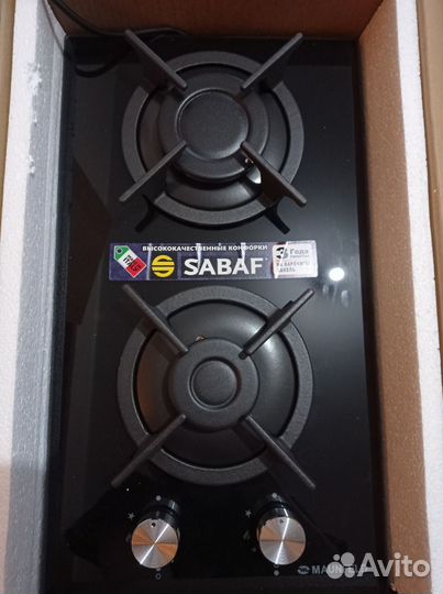 Газовая варочная панель новая, 2 конфорки. новая