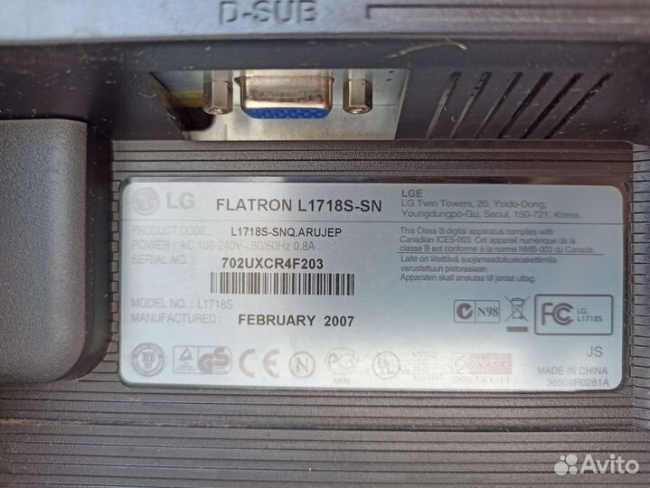 Монитор LG flatron