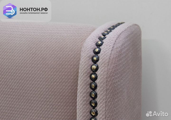 Кровать Мелисса светло-розовая