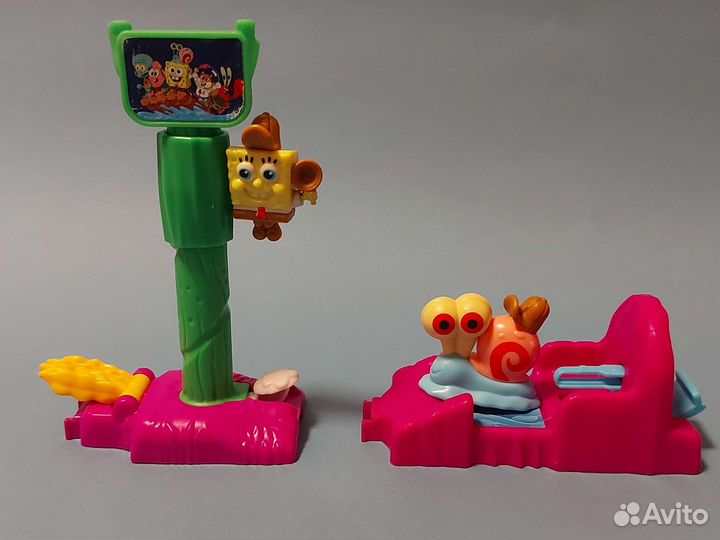 Игрушки Спанч-боб из Бургер Кинга