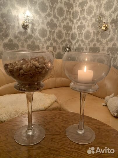 Подсвечик - стекло (авторская работа) Польша