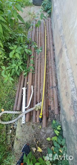 Столбы для забора труба