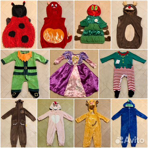 Детские костюмы и платья принцесс