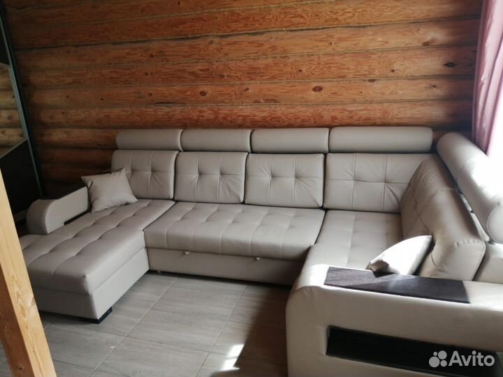 Перетяжка дивана из кожи Реставрация мягкой мебели