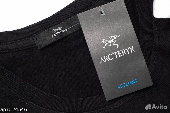 Arcteryx half футболка Чёрная