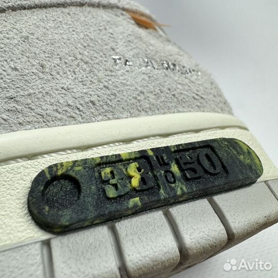 Кеды Dunk Low Off-White Lot 38