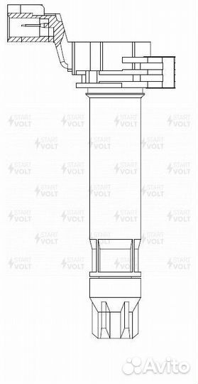 Катушка зажигания Chevrolet Spark (10) 1.0i/Daewo