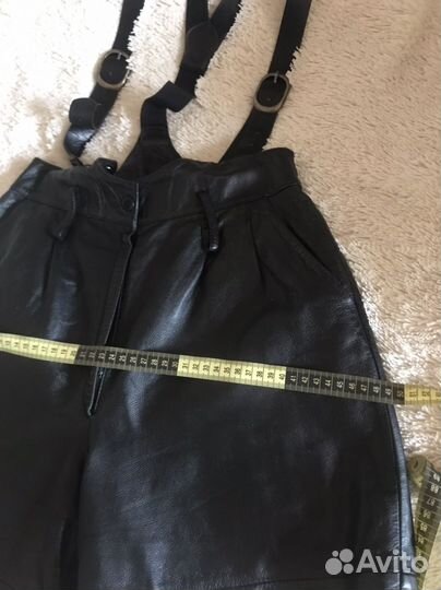 Шорты натуральная кожа Valentino Италия