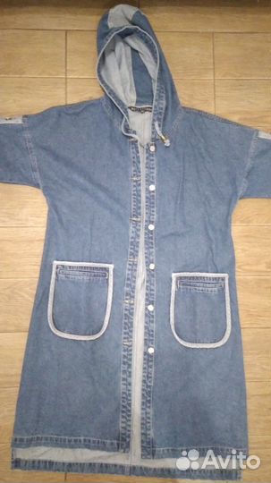 Джинсовое пальто