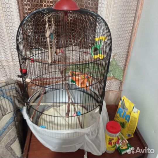 Клетка для волнистого попугая большая