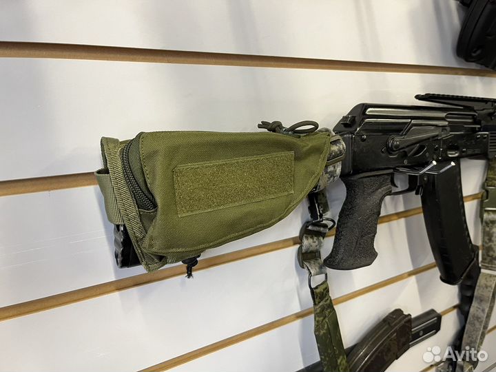 Патронташ на приклад универсалтный олива