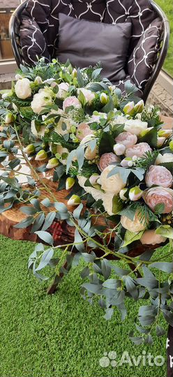 Свадебный декор, свадебная цветочная композиция