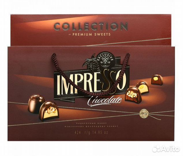Набор шоколадных конфет Impresso Premium Кор 424 г