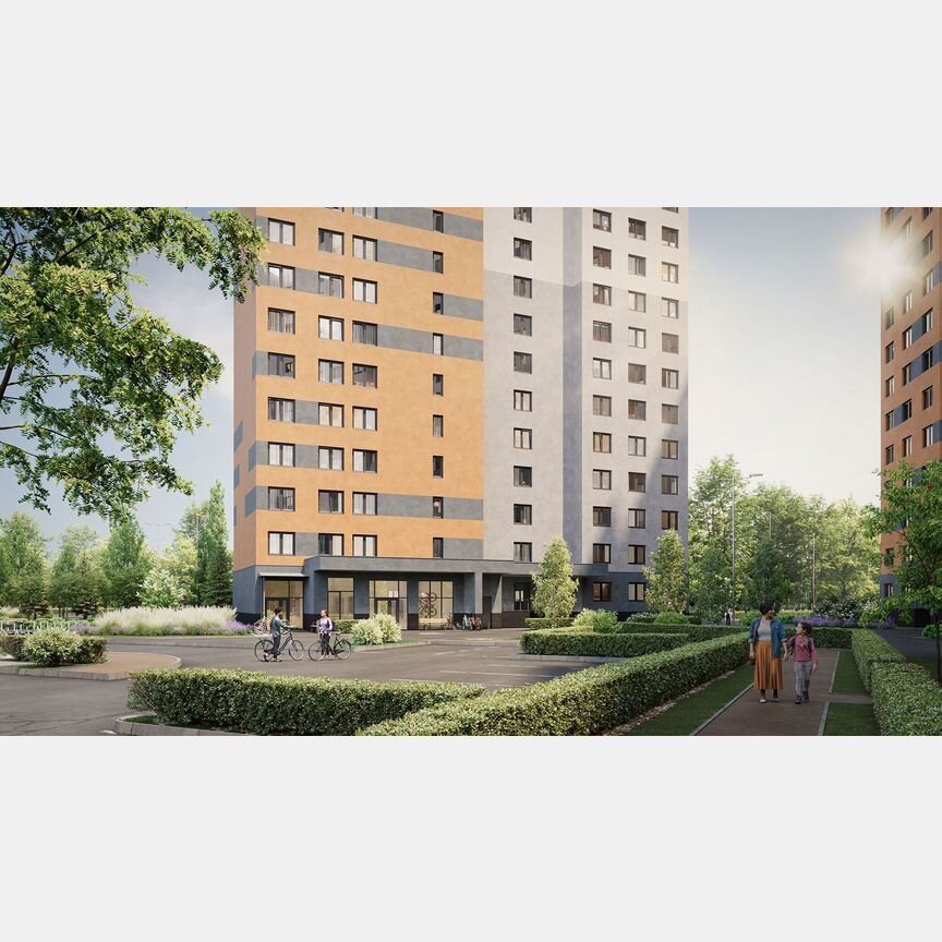 2-к. квартира, 54,8 м², 16/25 эт.