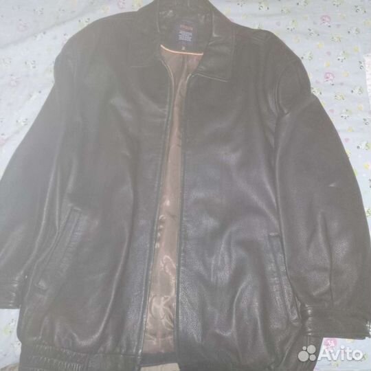Мужская кожанная куртка натуральная