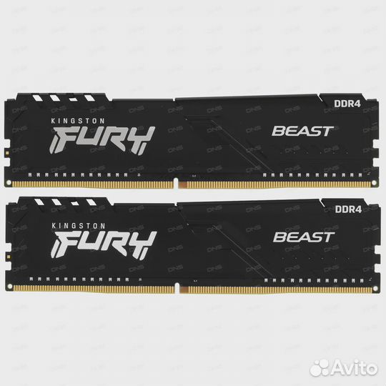 Оперативная память Kingston fury 4gb x2 ddr4