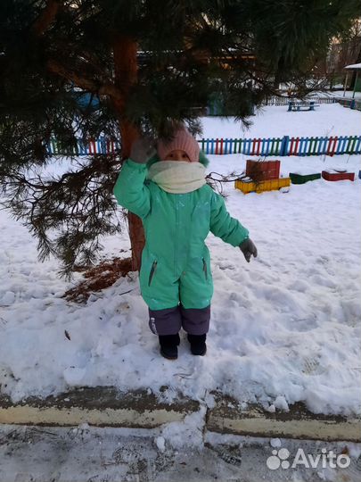 Зимний комбинезон для девочки 110