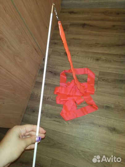 Гимнастическая лента с палочкой