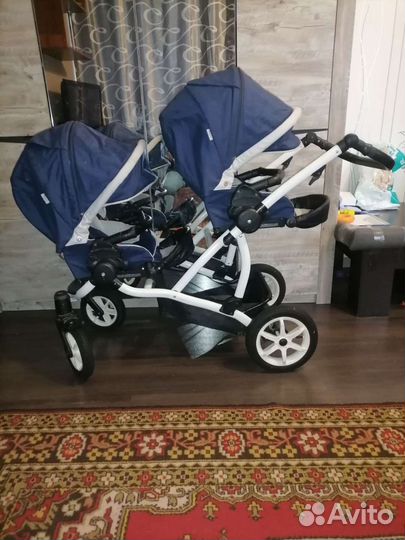 Коляска для двойни 2 в 1