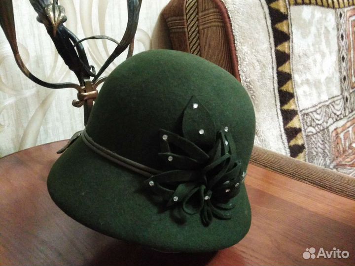 Шляпа фетровая женская