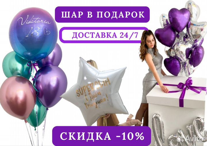 Воздушные шары с гелием на любой праздник