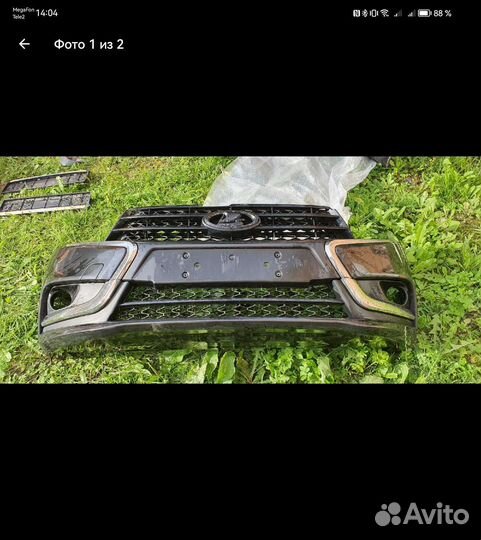 Лада Веста бампер передний