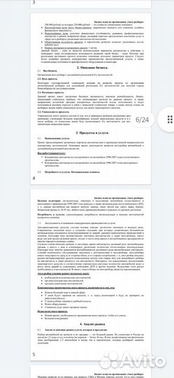 Бизнес-план для социального контракта