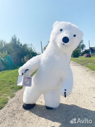 Надувной костюм медведя 2,6