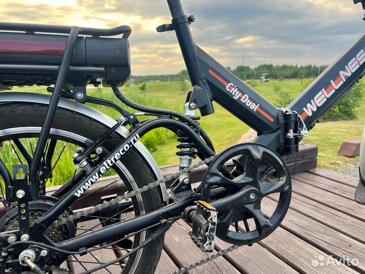 Электровелосипед полноприводный wellness city dual