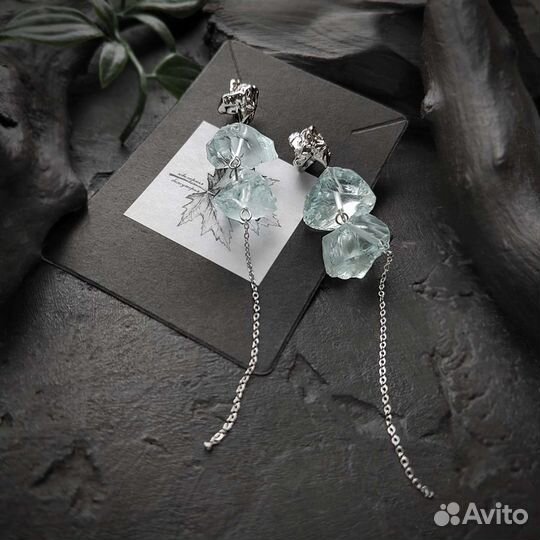 Серьги новые дизайнерские