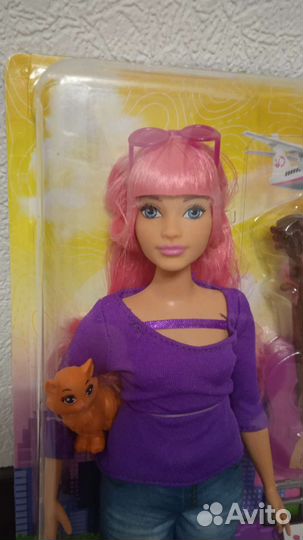 Барби barbie extra, fashionistas, со скутером