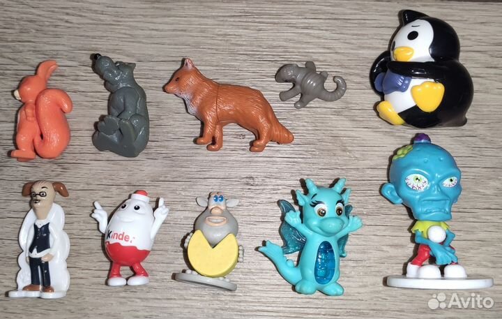 Игрушки из киндера сюрприза, цена за всё