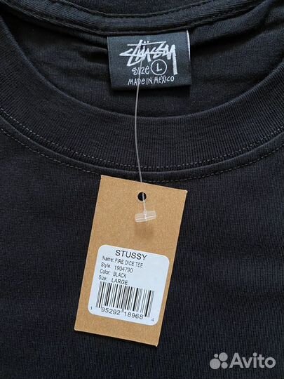 Футболка stussy fire dice tee