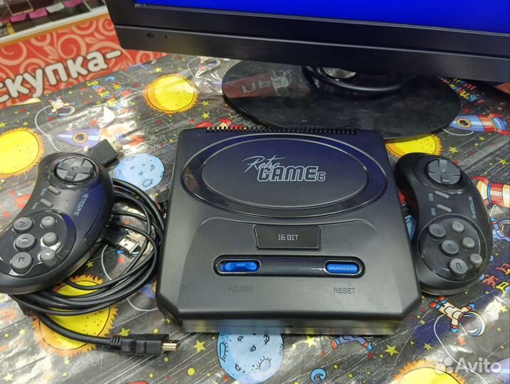 Игровая приставка dexp retro game 6