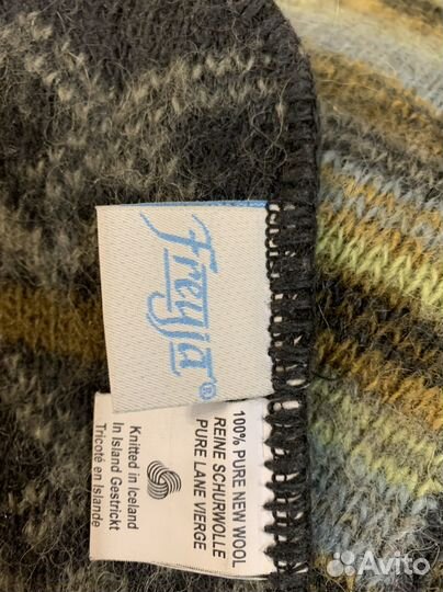 Шапка и шарф женские шерсть исландская