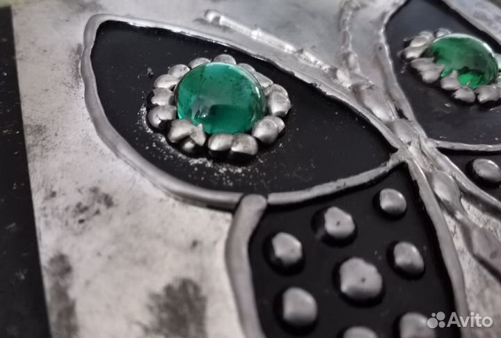 Винтажное панно бабочка шведция