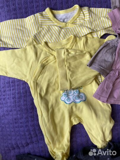 Вещи пакетом на девочку 62-74