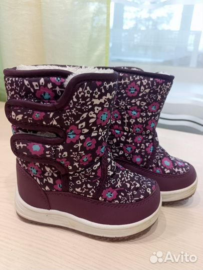 Сапоги зимние для девочки 21 размер