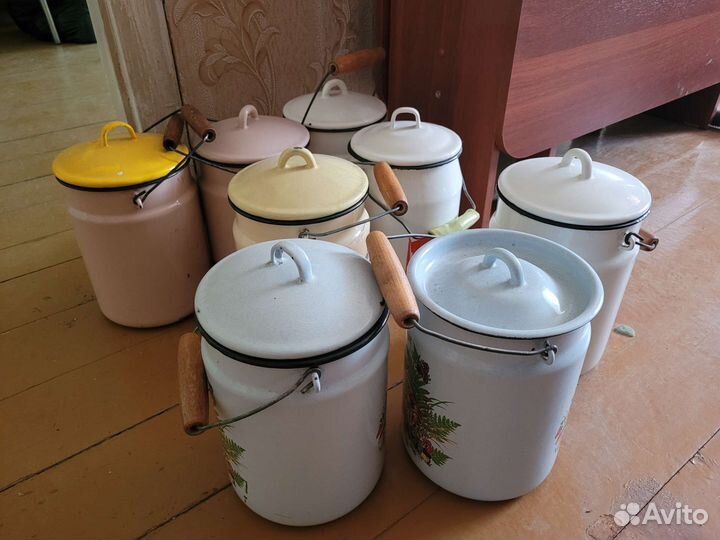 Бидон эмалированный СССР