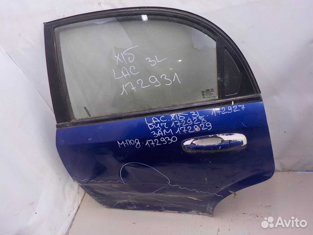 Дверь chevrolet lacetti хб задняя левая