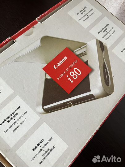 Портативный принтер canon i 80