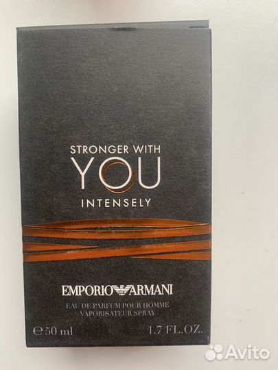 Armani stronger with you intensely оригинал